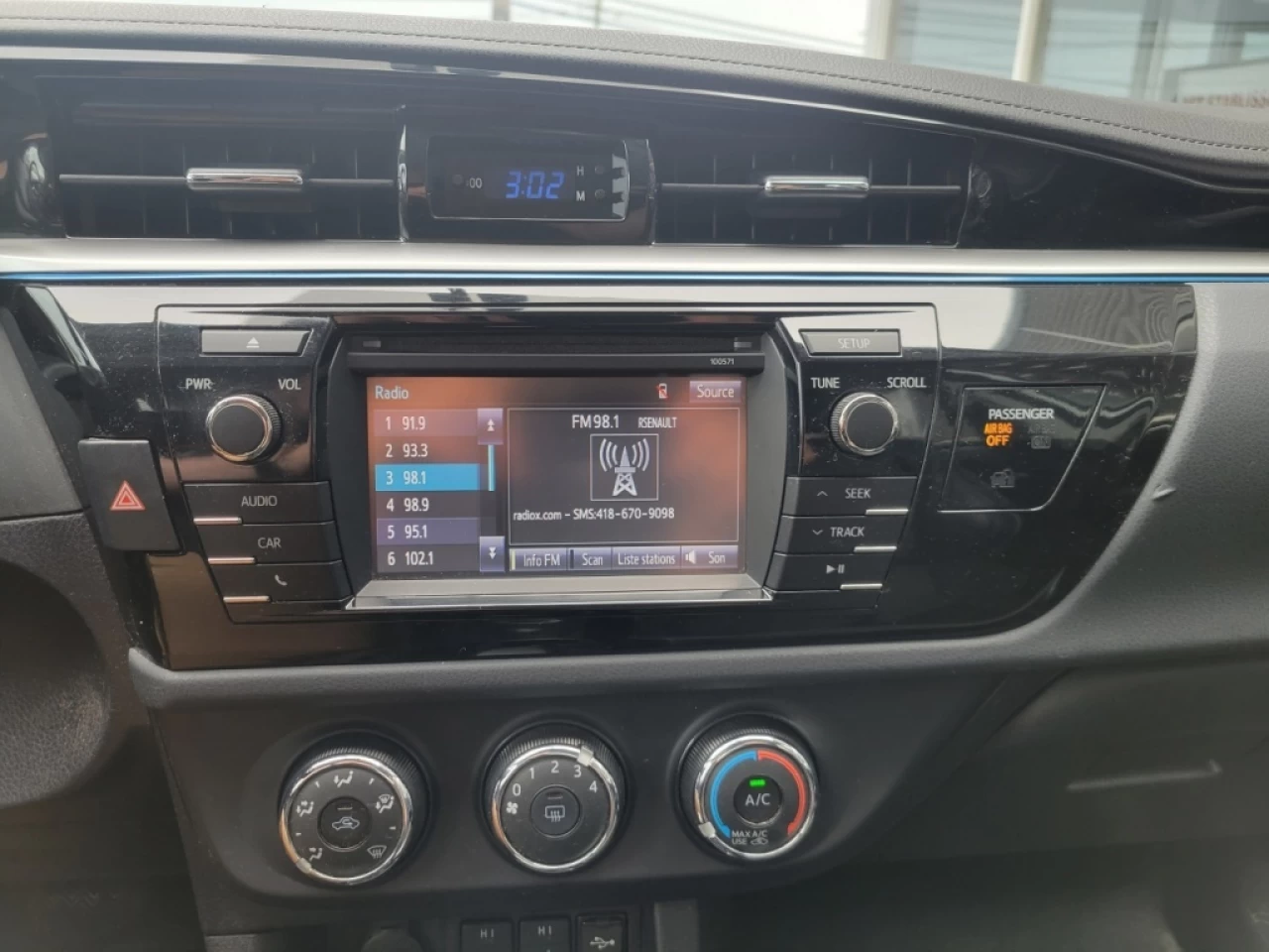 2016 Toyota Corolla S*CAMÉRA*BANCS CHAUFFANTS*A/C* Image principale