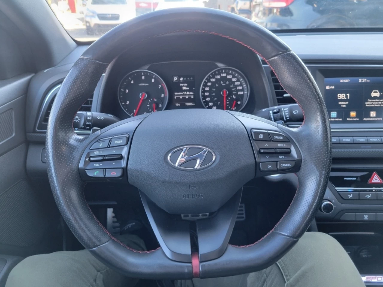 2018 Hyundai Elantra Sport*TOIT*BANCS/VOLANT CHAUFF*CAMÉRA* Image principale