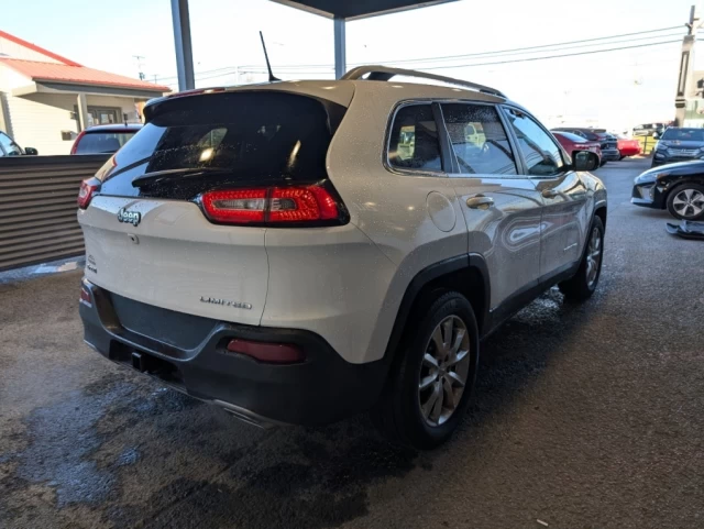 Jeep Cherokee Limitée*4X4*BANCS/VOLANT CHAUFF*CAMÉRA*BANCS VENTI 2016